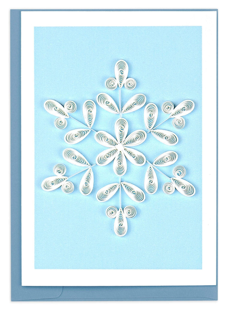 Handcrafted Snowflake Gift Enclosure Mini Card